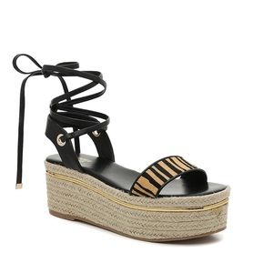 BLEEKER AND BOND ODETTE ESPADRILLE WEDGE SANDAL